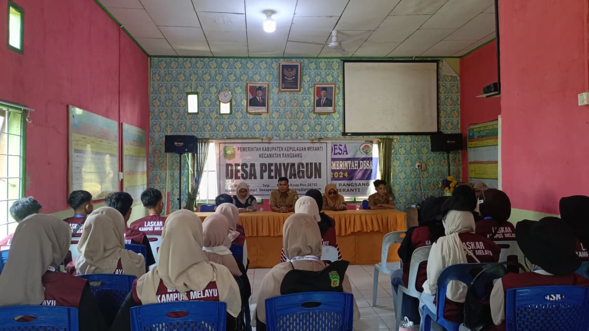 Penyambutan mahasiswa KKN IAIAN Datuk Laksemana Bengkalis tahun 2026